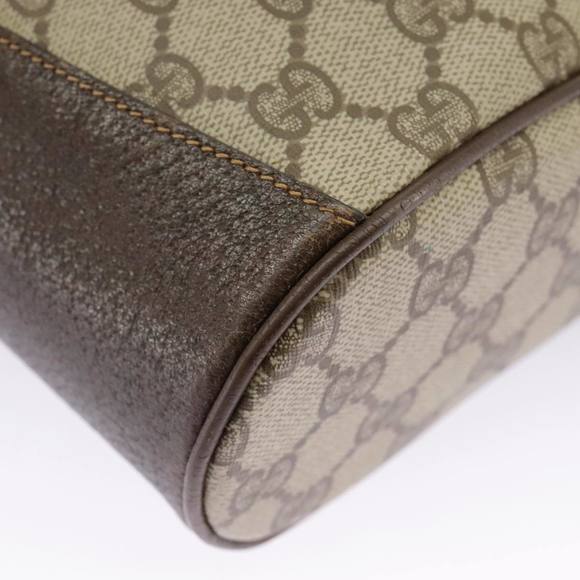 GUCCI GG Supreme Web Sherry Line Shoulder Bag PVC Beige 164 02 034 Auth 98308 - Picture 16 of 16